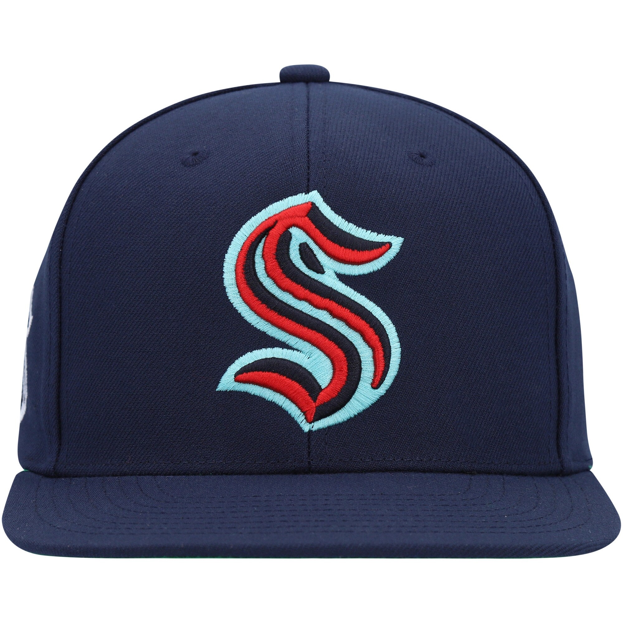 MENS MITCHELL & NESS NHL ALTERNATE FLIP SNAPBACK KRAKEN - NAVY