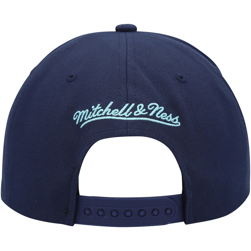 MENS MITCHELL & NESS NHL ALTERNATE FLIP SNAPBACK KRAKEN - NAVY