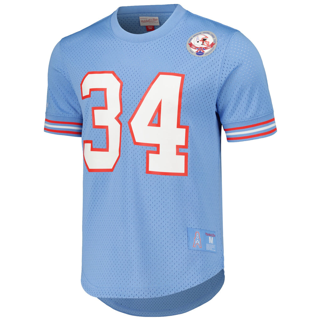 Mens Mitchell & Ness NFL N&N MESH CREWNECK OILERS 1983 EARL CAMPBELL