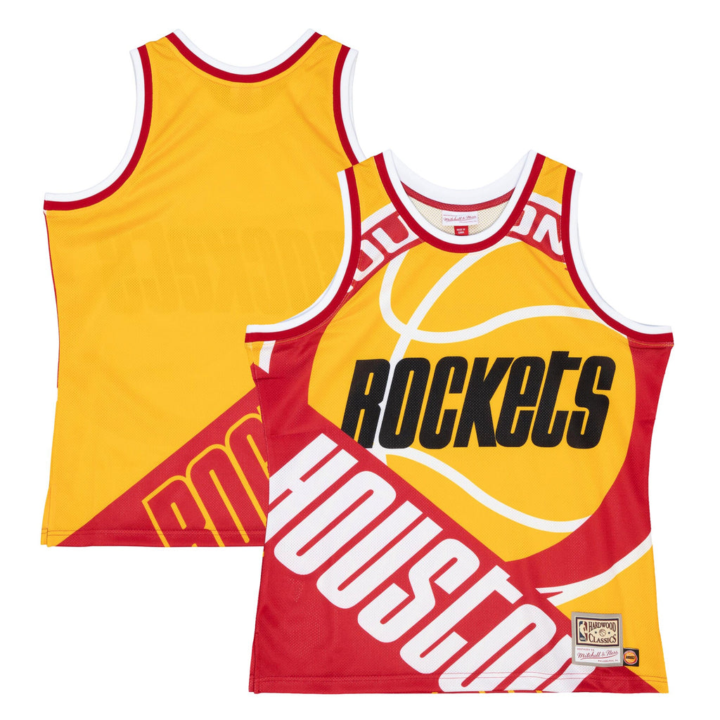 [TMTK4350-HROYYPPPYELL] MENS MITCHELL & NESS BIG FACE FASHION TANK 5.0 ROCKETS