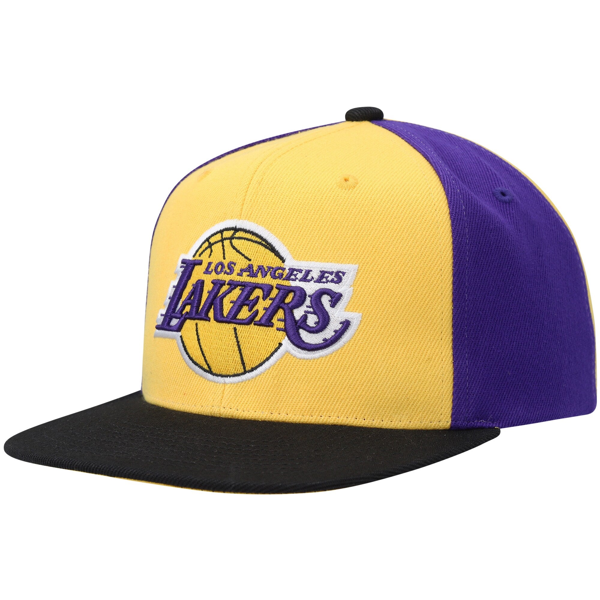 Mens MITCHELL & NESS NBA ON THE BLOCK SNAPBACK LAKERS