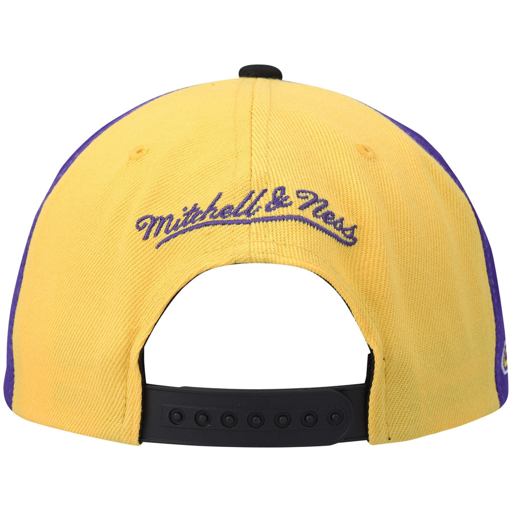Mens MITCHELL & NESS NBA ON THE BLOCK SNAPBACK LAKERS