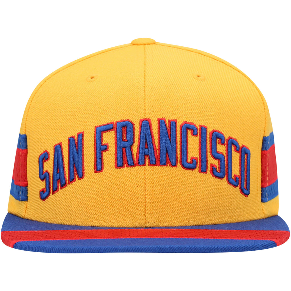 [6HSSMM18831-GSWYELL] MENS NBA GOLDEN STATE WARRIORS JERSEY SNAPBACK