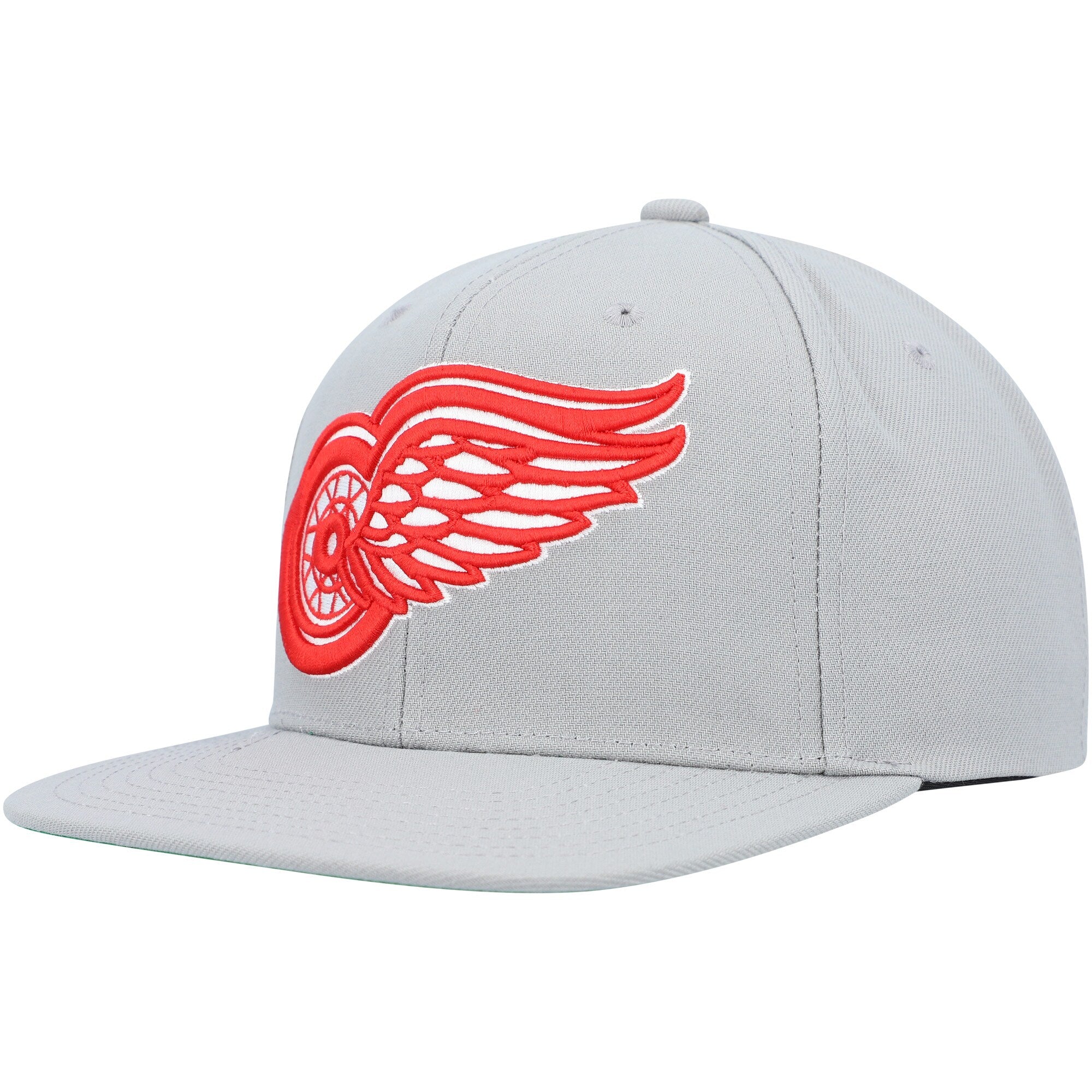 Mens Mitchell & Ness NHL ALTERNATE FLIP SNAPBACK RED WINGS