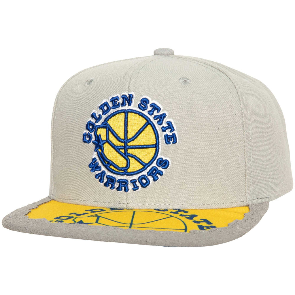 MENS MITCHELL & NESS NBA MUNCH TIME SNAPBACK HWC WARRIORS