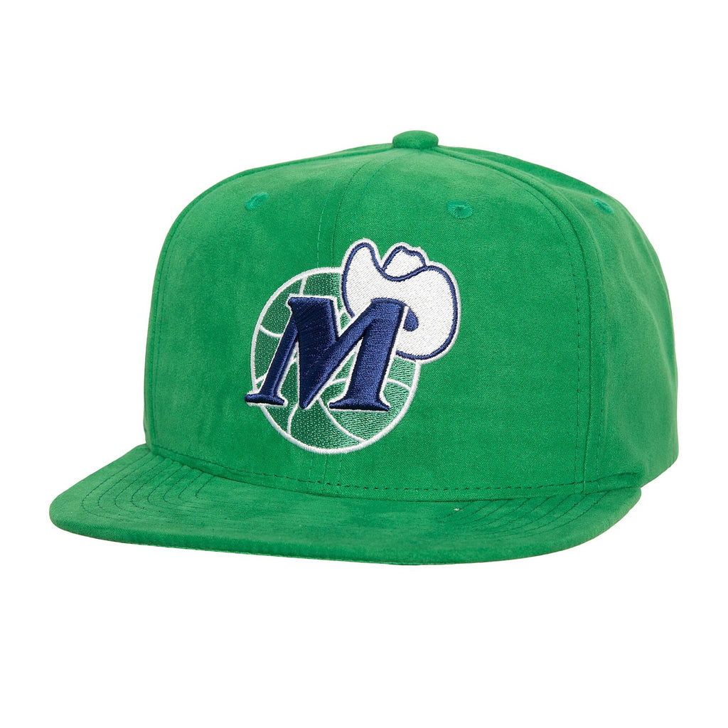 MENS MITCHELL & NESS NBA SWEET SUEDE SNAPBACK HWC MAVERICKS
