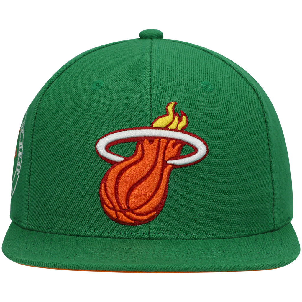 Mens MITCHELL & NESS NBA LIKE MIKE SNAPBACK HEAT