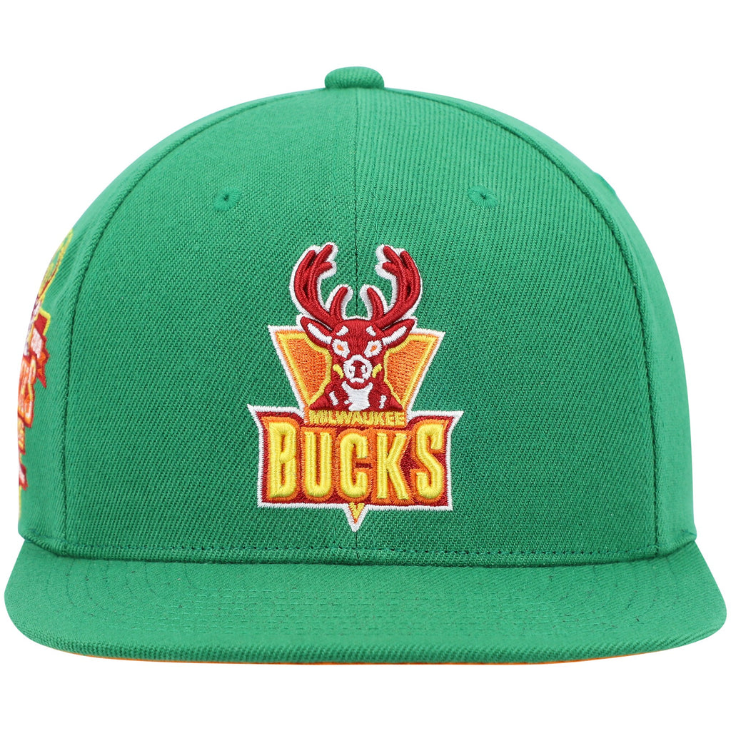 Mens MITCHELL & NESS NBA LIKE MIKE SNAPBACK HWC BUCKS