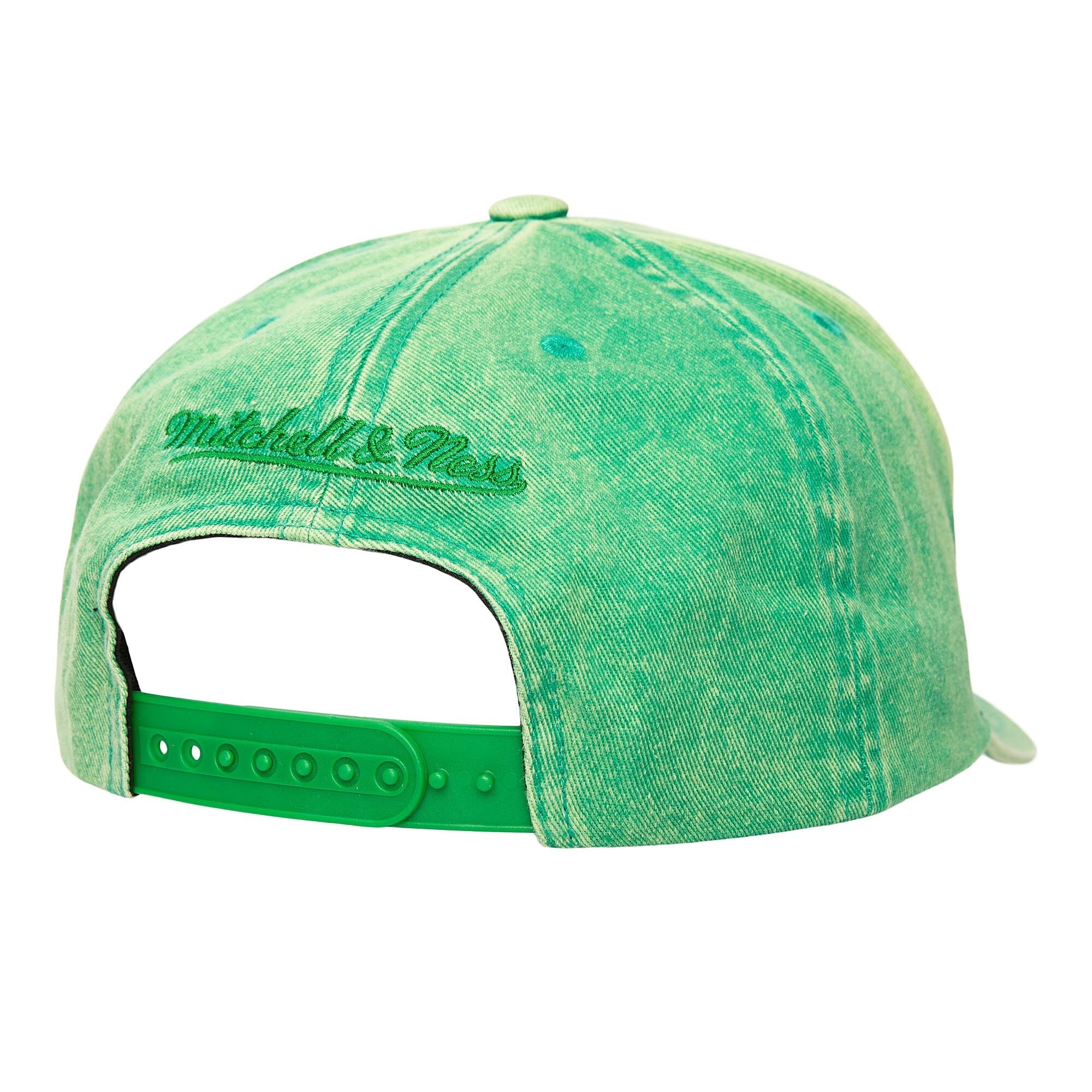MENS MITCHELL & NESS NBA WASHED OUT TONAL PRO SNAPBACK BUCKS - GREEN