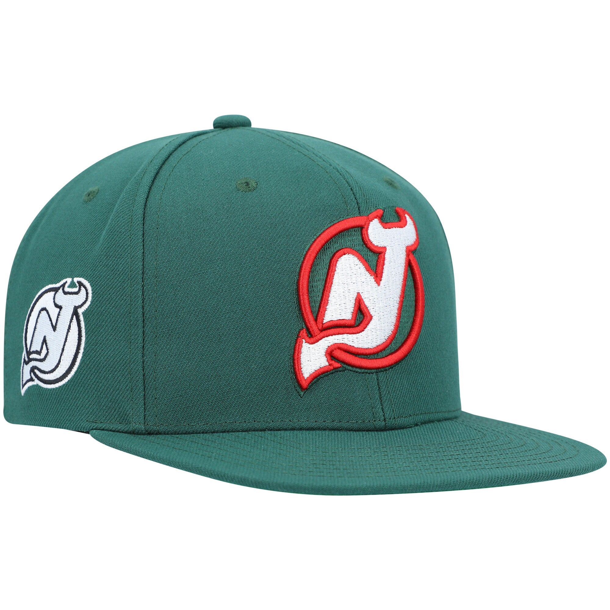 MENS MITCHELL & NESS NHL ALTERNATE FLIP SNAPBACK DEVILS - GREEN