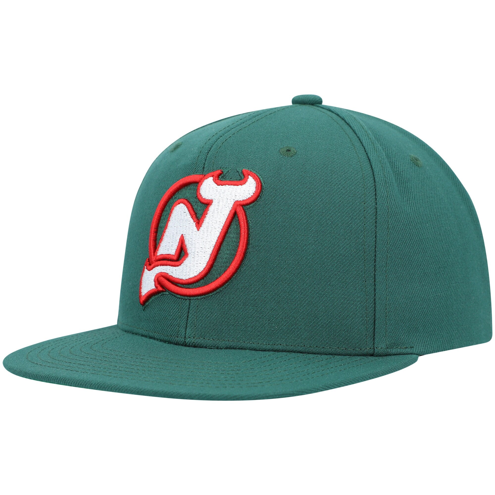 MENS MITCHELL & NESS NHL ALTERNATE FLIP SNAPBACK DEVILS - GREEN