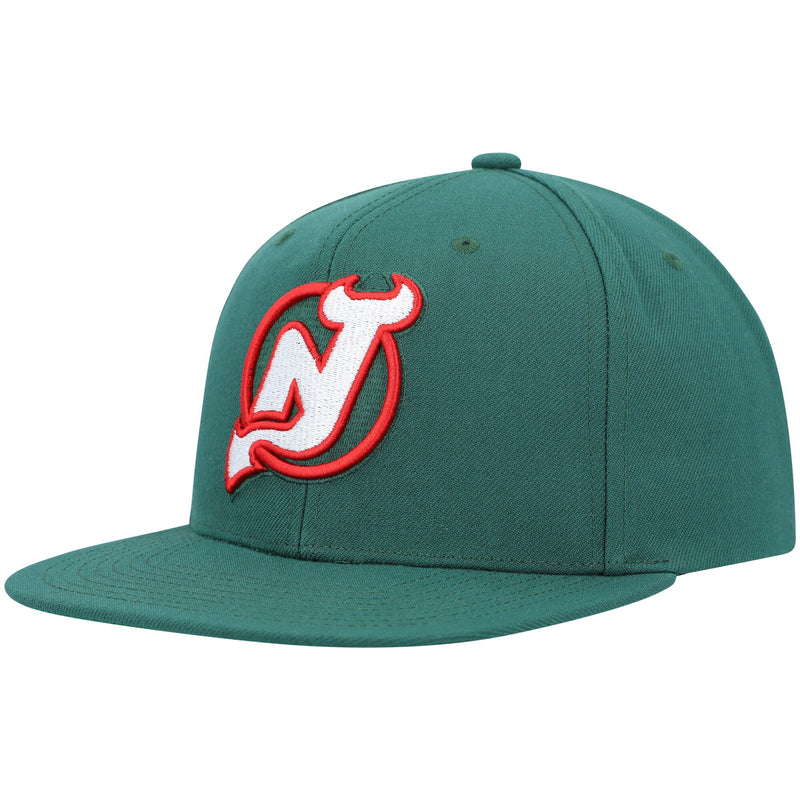 MENS MITCHELL & NESS NHL ALTERNATE FLIP SNAPBACK DEVILS - GREEN