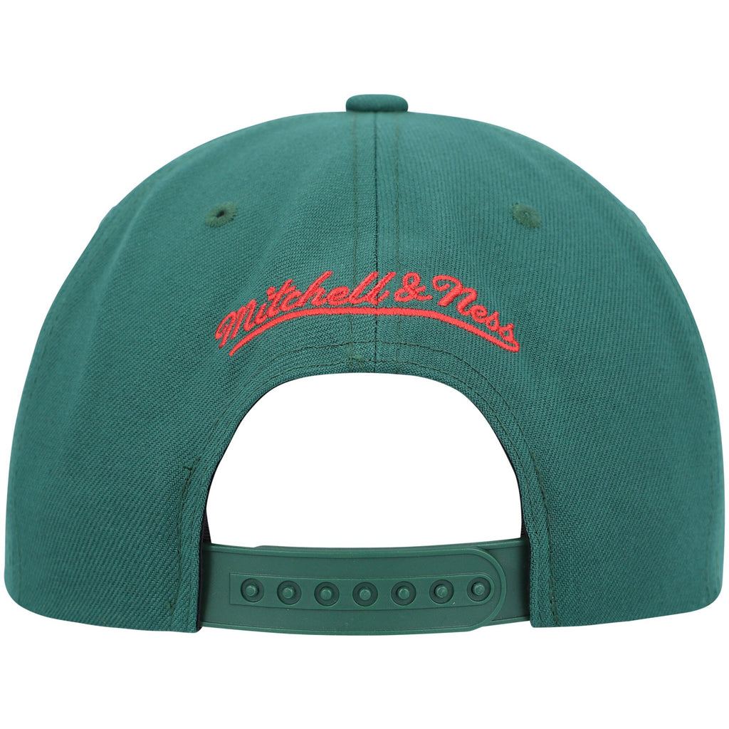 MENS MITCHELL & NESS NHL ALTERNATE FLIP SNAPBACK DEVILS - GREEN
