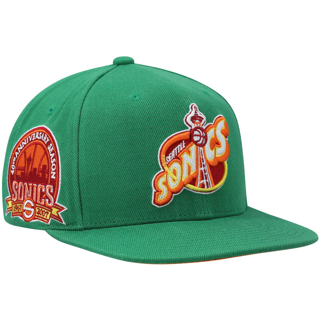 Mens MITCHELL & NESS NBA LIKE MIKE SNAPBACK HWC SUPERSONICS