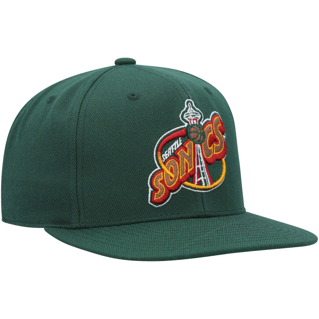 MENS MITCHELL & NESS NBA TEAM GROUND 2.0 FITTED HWC SUPERSONICS