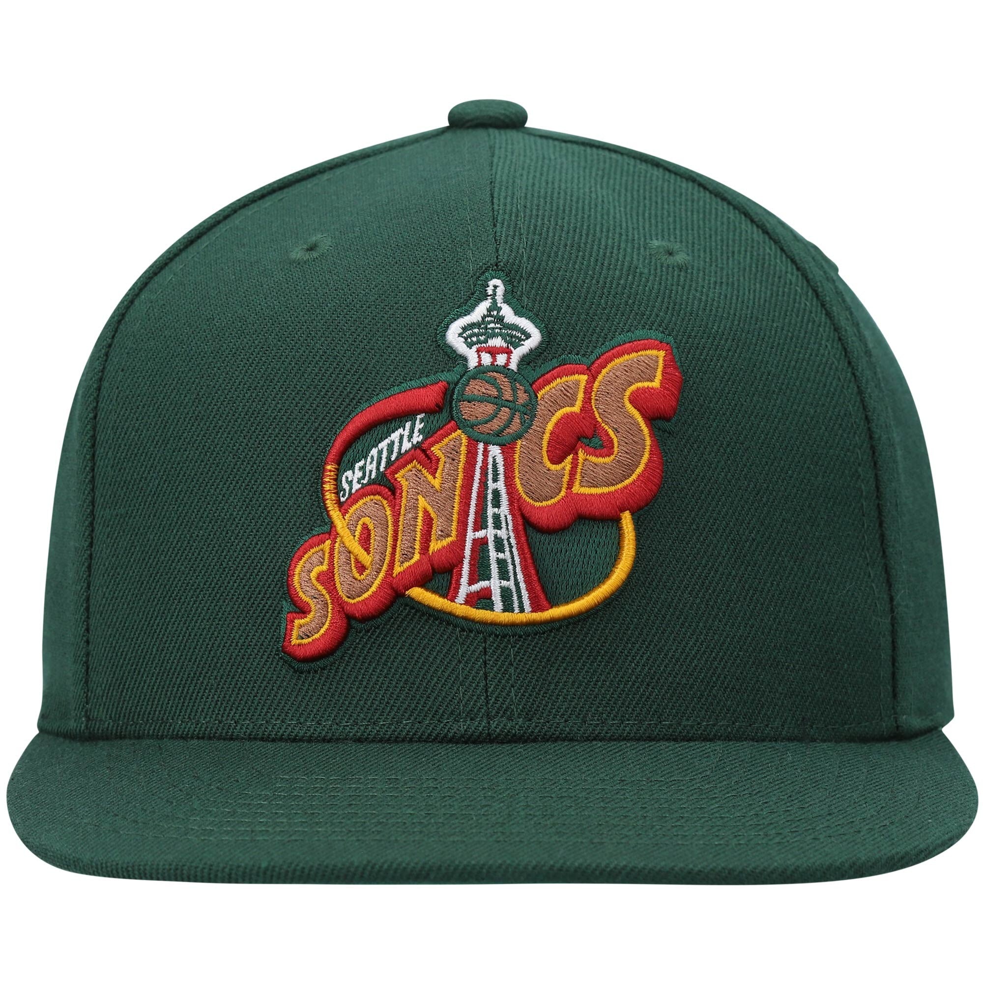 Mens MITCHELL & NESS NBA TEAM GROUND 2.0 SNAPBACK HWC SUPERSONICS