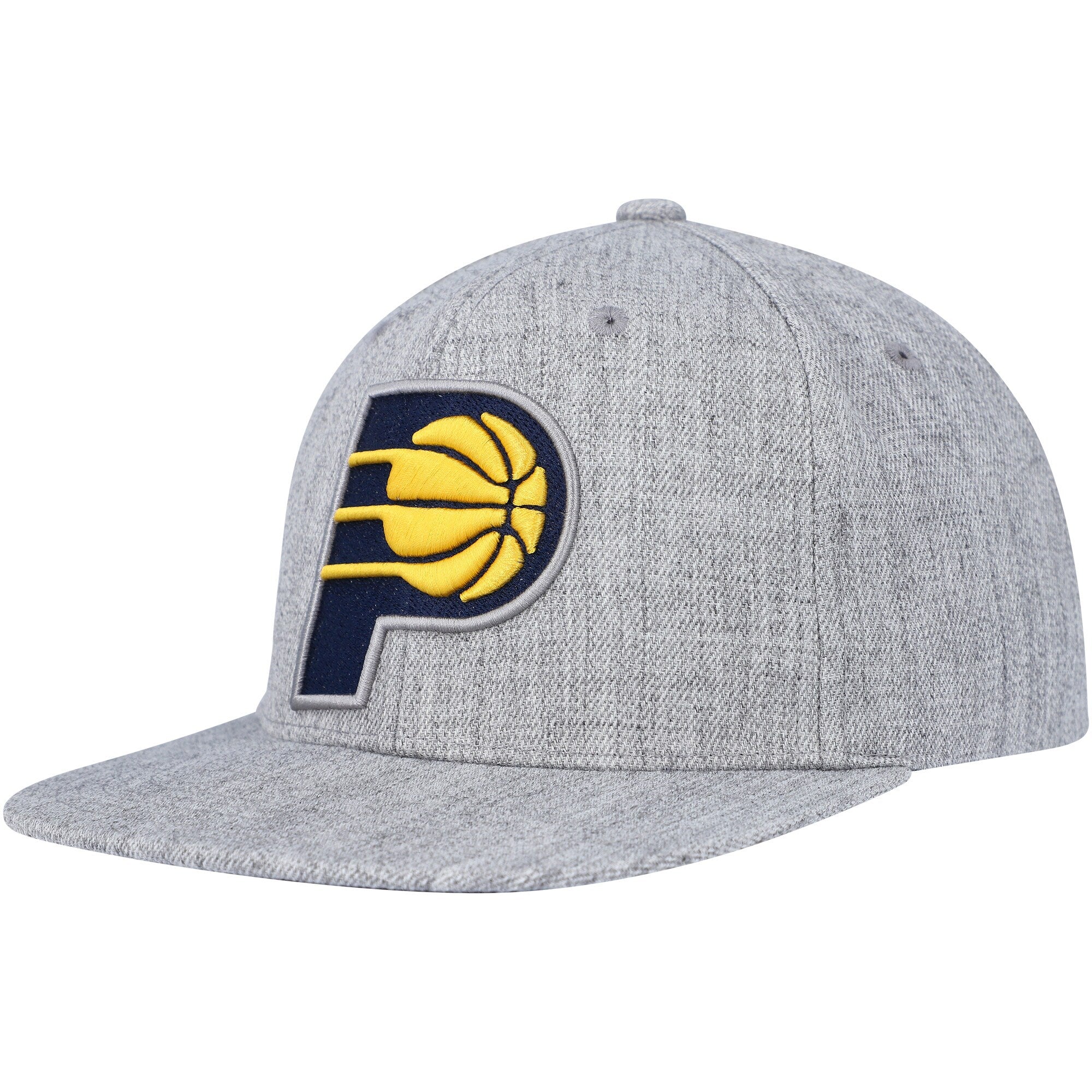 MENS MITCHELL & NESS NBA TEAM HEATHER 2.0 SNAPBACK PACERS
