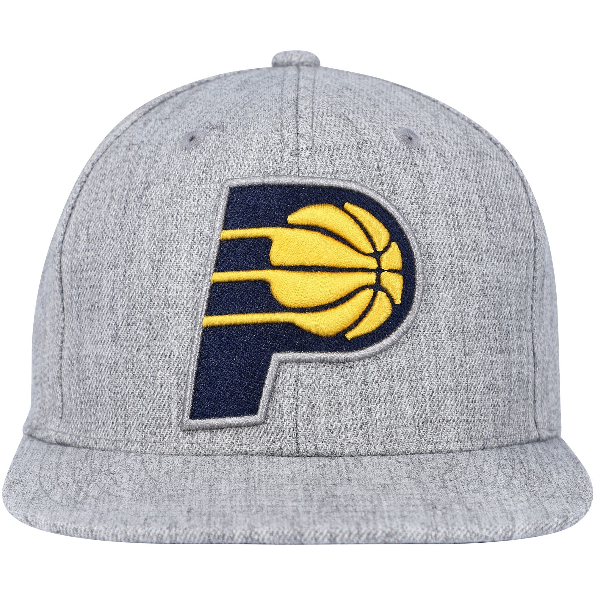 MENS MITCHELL & NESS NBA TEAM HEATHER 2.0 SNAPBACK PACERS