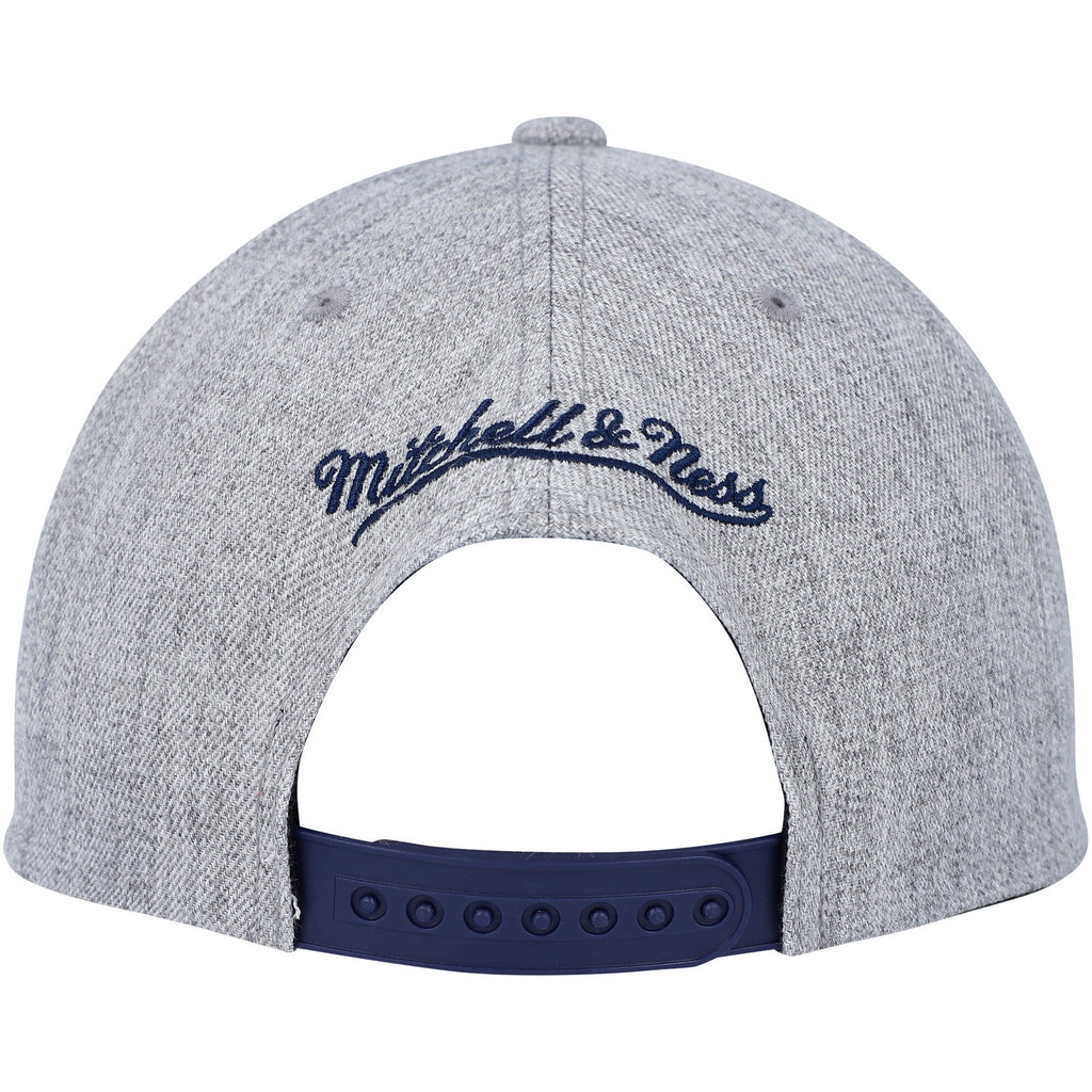 MENS MITCHELL & NESS NBA TEAM HEATHER 2.0 SNAPBACK PACERS