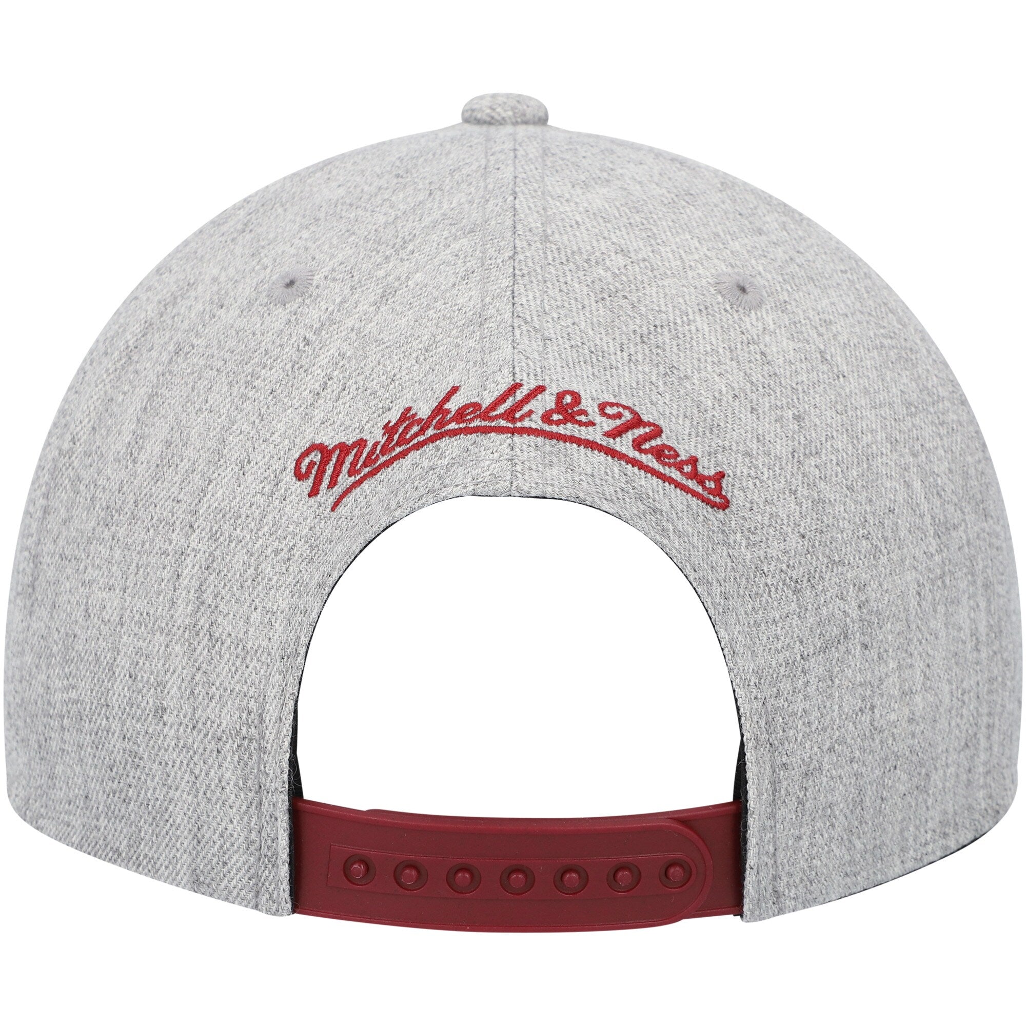 MENS MITCHELL & NESS NBA TEAM HEATHER 2.0 SNAPBACK HEAT - GREY HEATHER