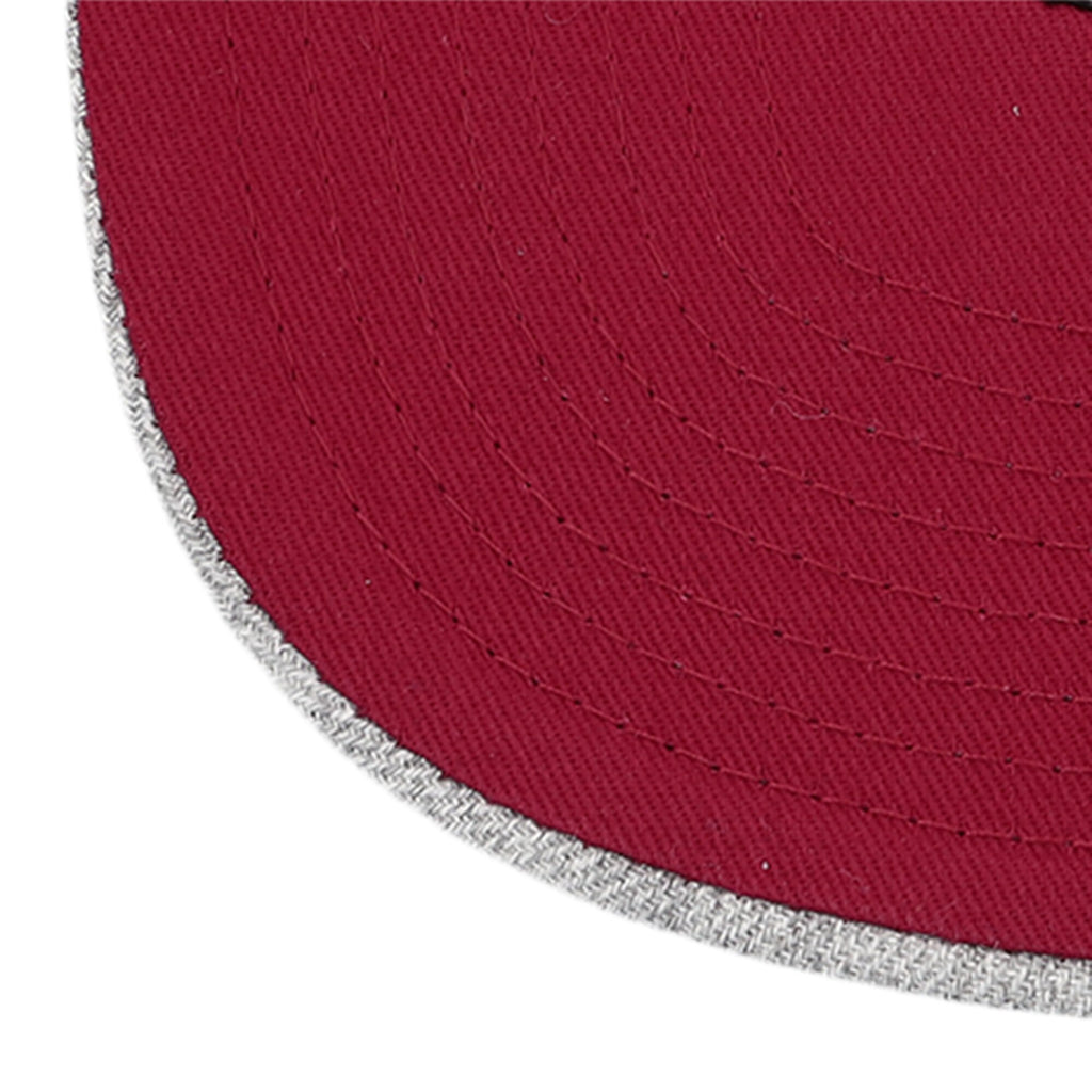 MENS MITCHELL & NESS NBA TEAM HEATHER 2.0 SNAPBACK HEAT - GREY HEATHER