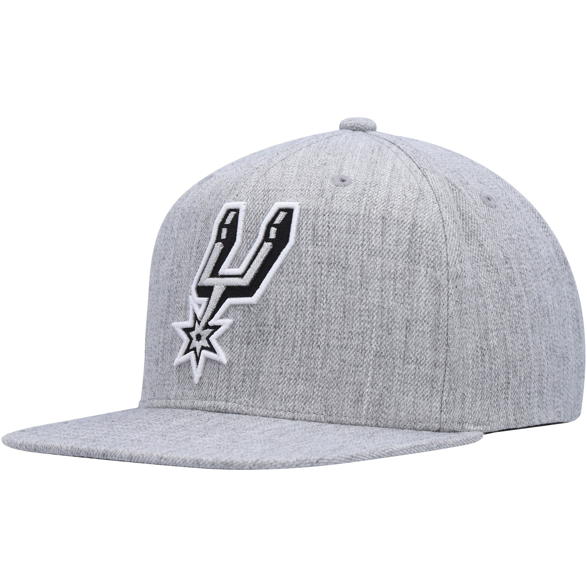 MENS MITCHELL & NESS NBA TEAM HEATHER 2.0 SNAPBACK SPURS