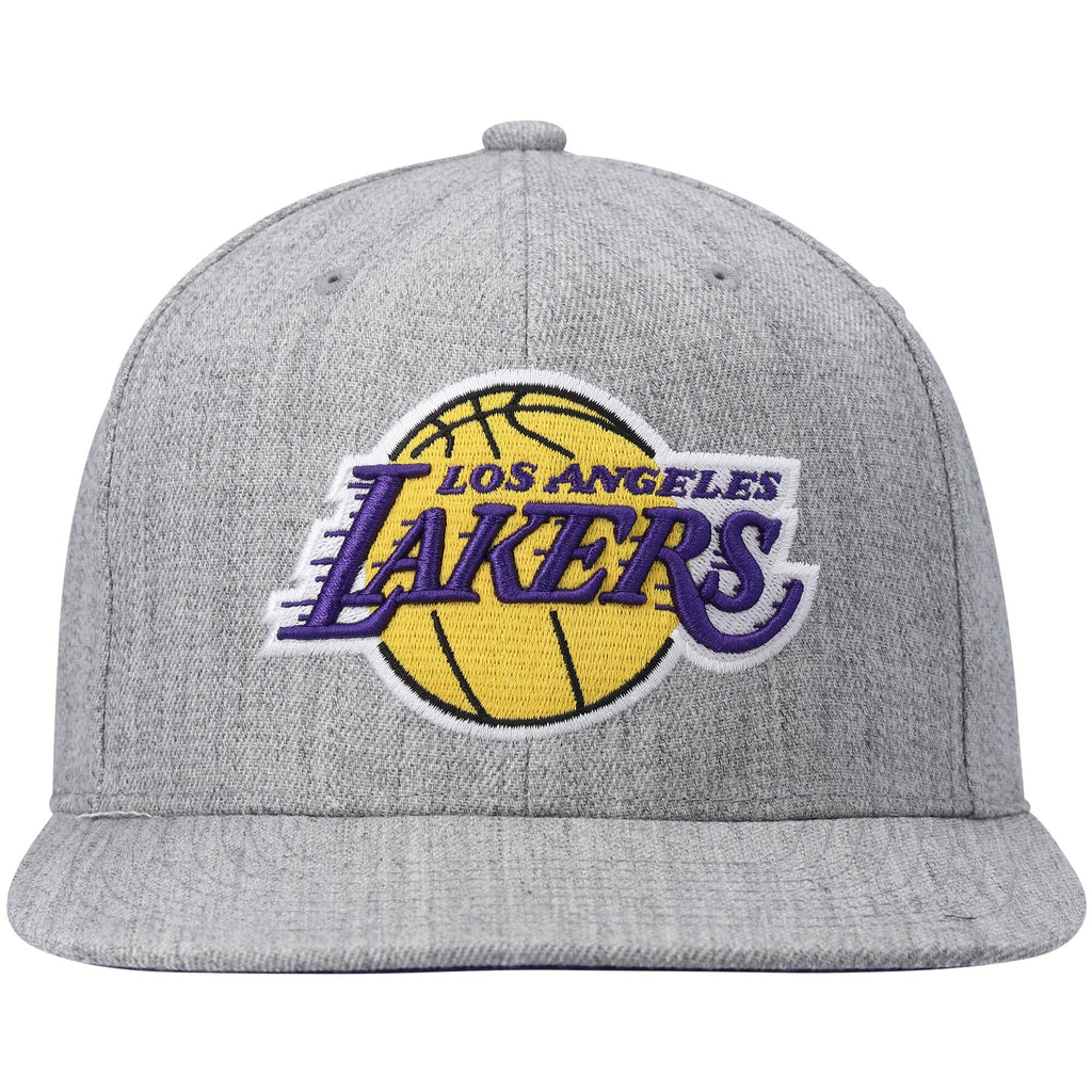 Mens MITCHELL & NESS NBA TEAM HEATHER 2.0 SNAPBACK LAKERS