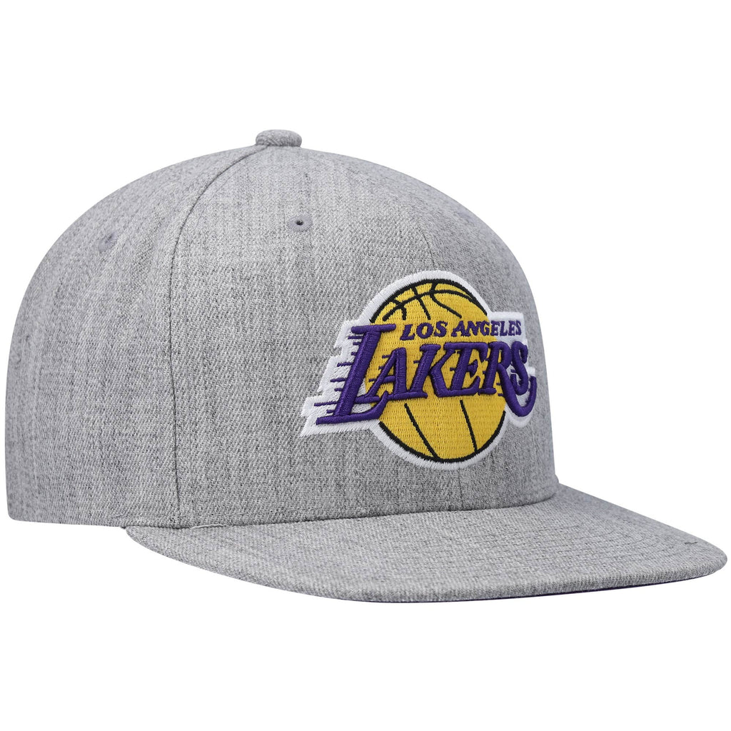 Mens MITCHELL & NESS NBA TEAM HEATHER 2.0 SNAPBACK LAKERS