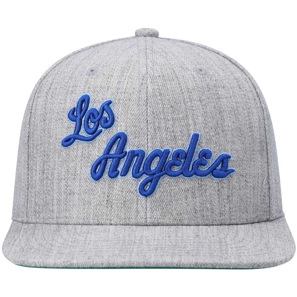 Mens MITCHELL & NESS NBA TEAM HEATHER 2.0 SNAPBACK HWC LAKERS
