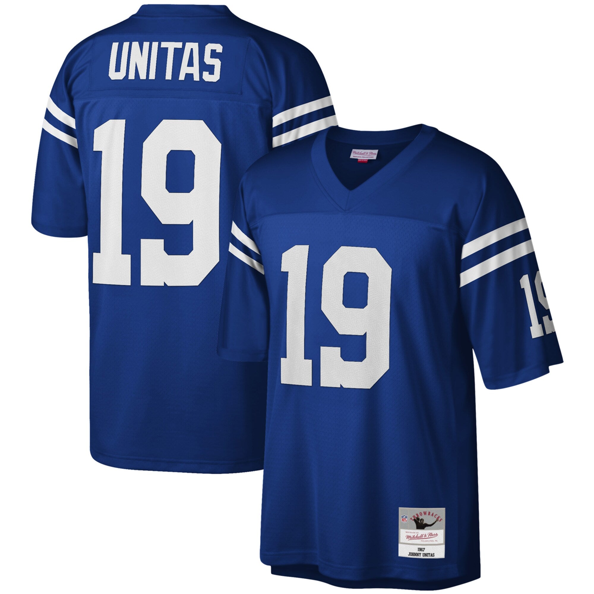 Mens Mitchell & Ness NFL LEGACY JERSEY COLTS 1967 JOHNNY UNITAS