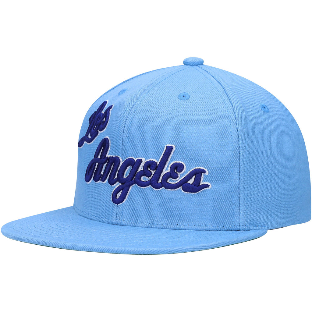 Mens MITCHELL & NESS NBA XL WORDMARK SNAPBACK HWC LAKERS