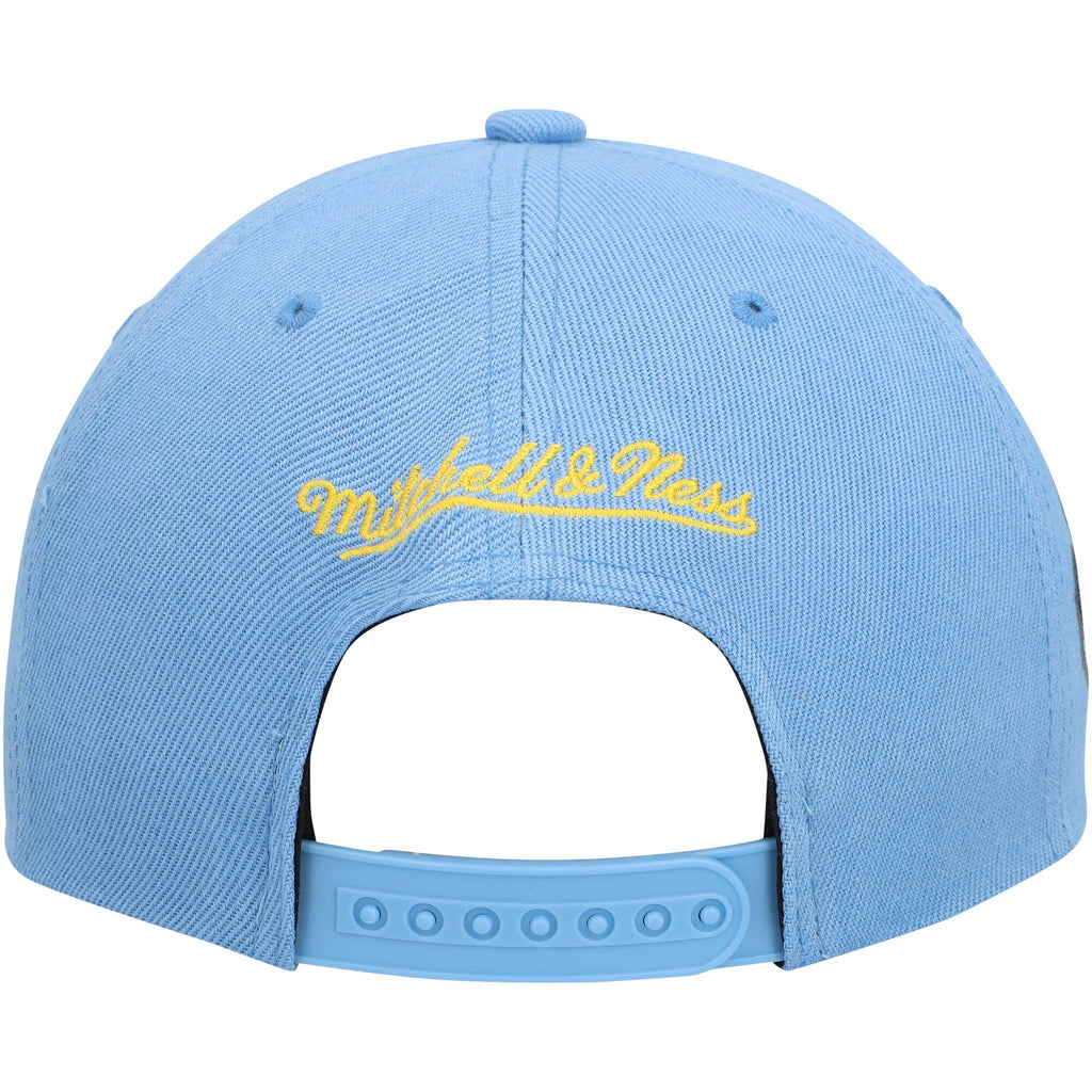 MENS MITCHELL & NESS NBA SIDE CORE 2.0 SNAPBACK GRIZZLIES - LIGHT BLUE