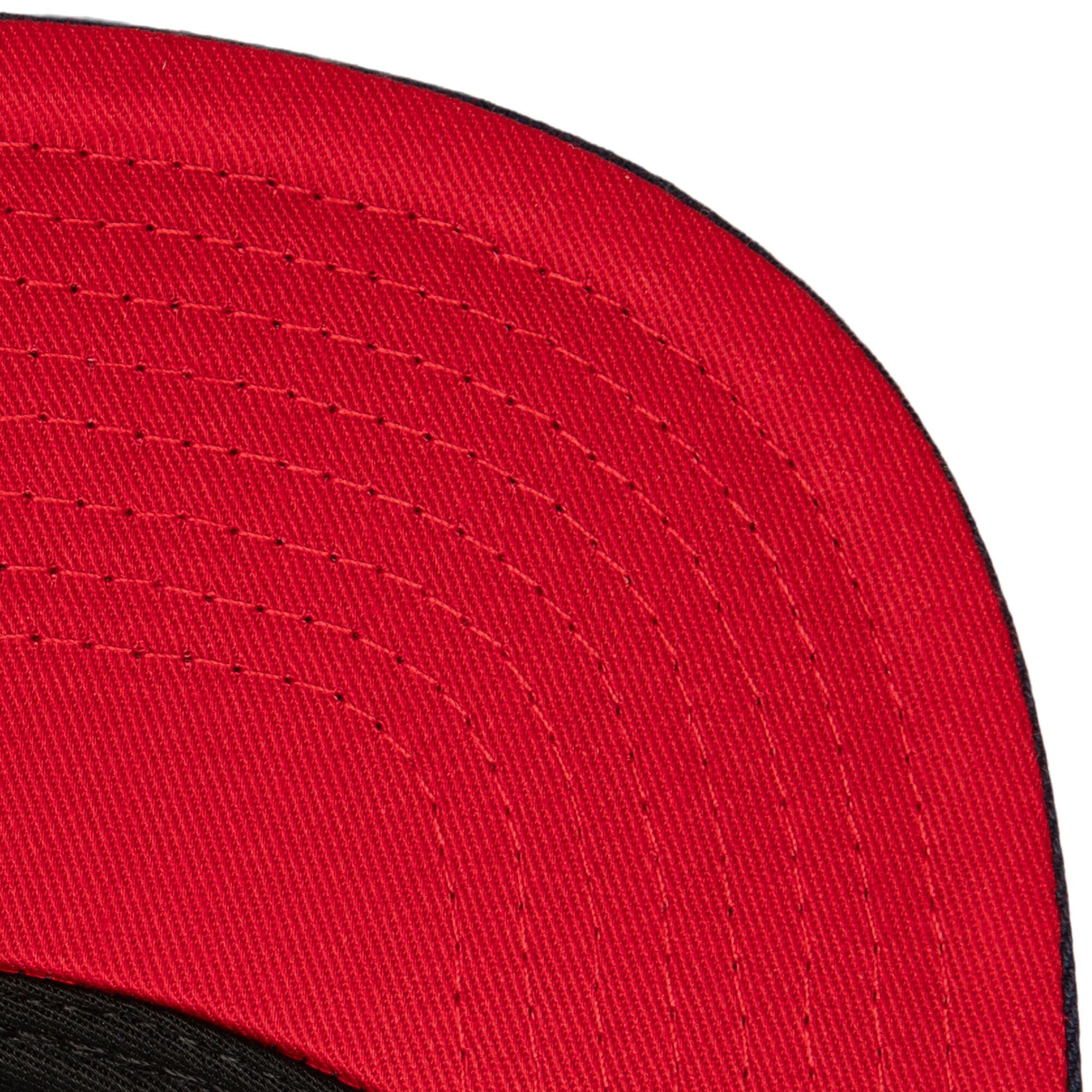 MENS MITCHELL & NESS MLB FULL FRONTAL SNAPBACK RED SOX - NAVY