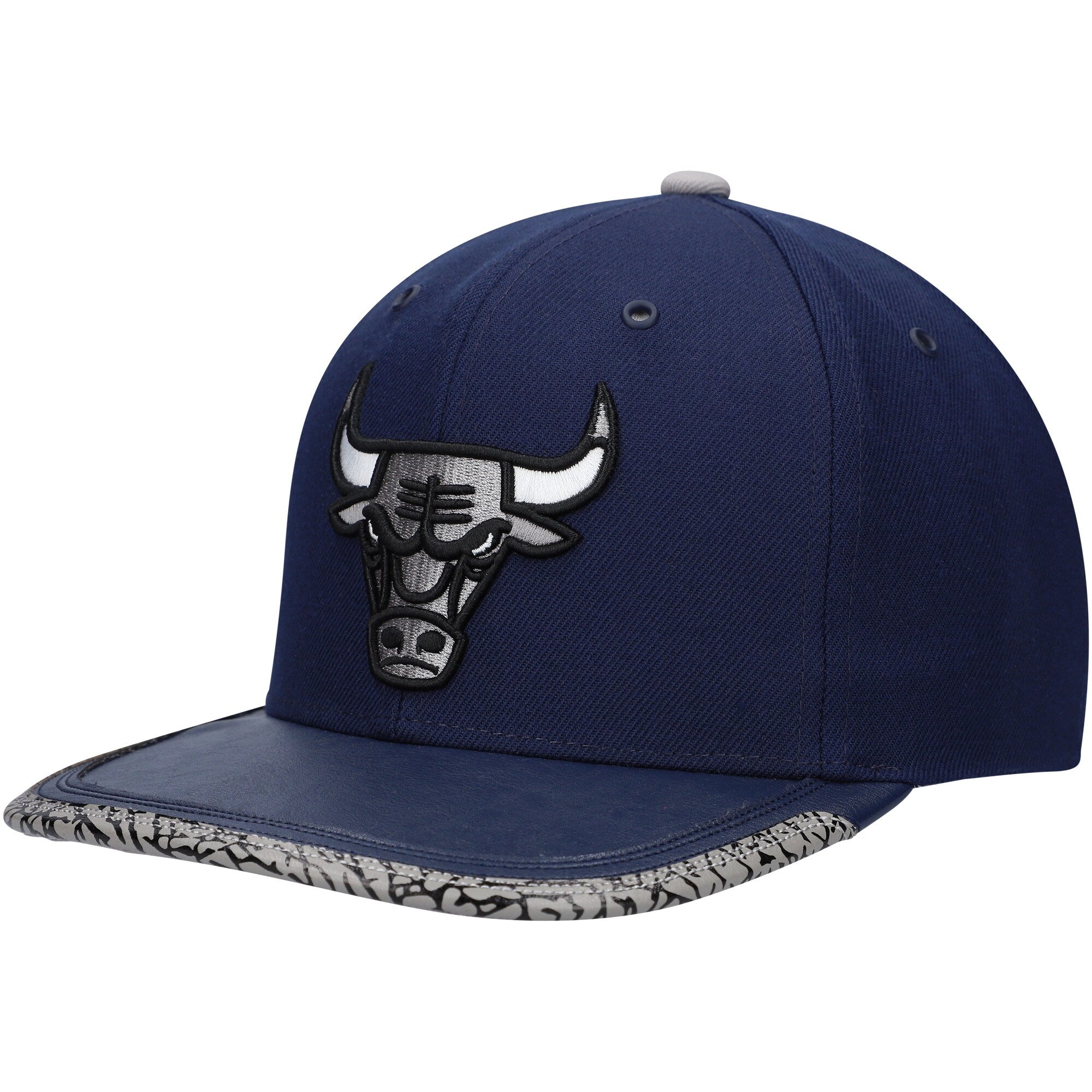 MENS MITCHELL & NESS NBA DAY 3 SNAPBACK BULLS - NAVY