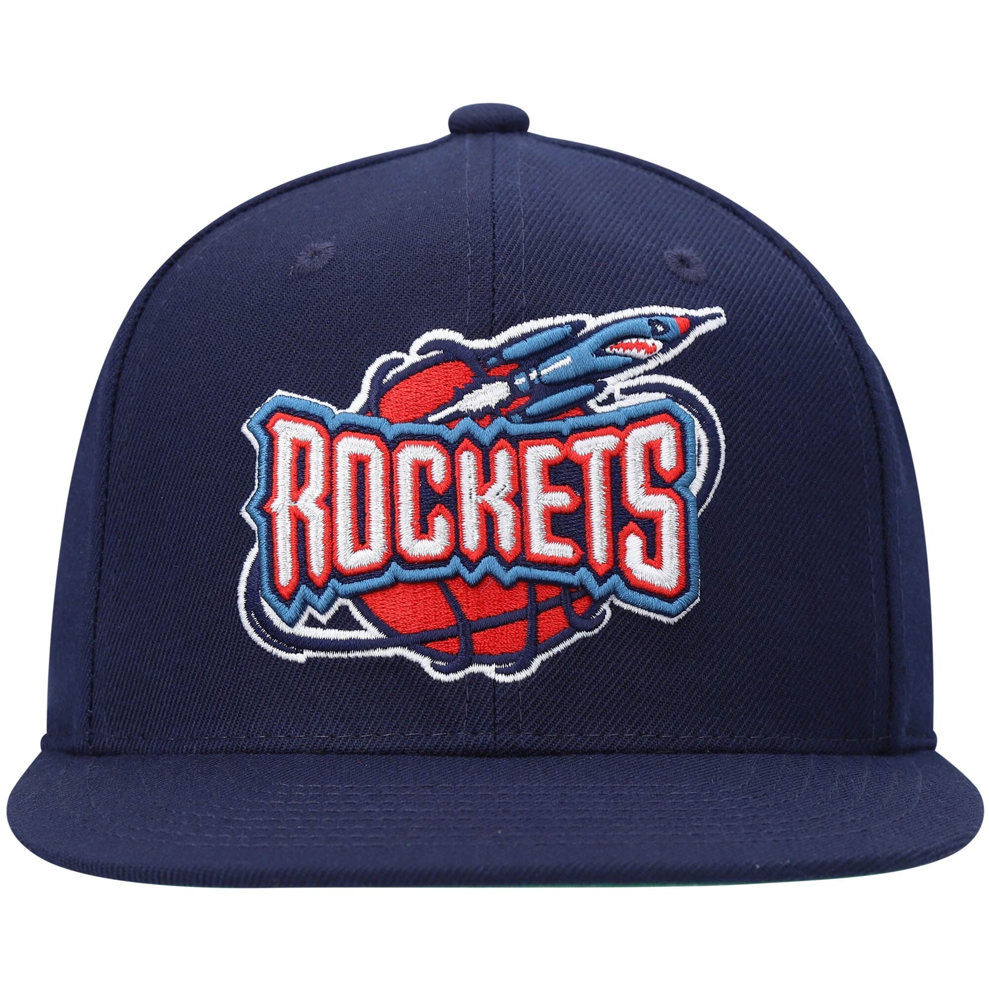 Mens MITCHELL & NESS NBA TEAM GROUND 2.0 SNAPBACK HWC ROCKETS