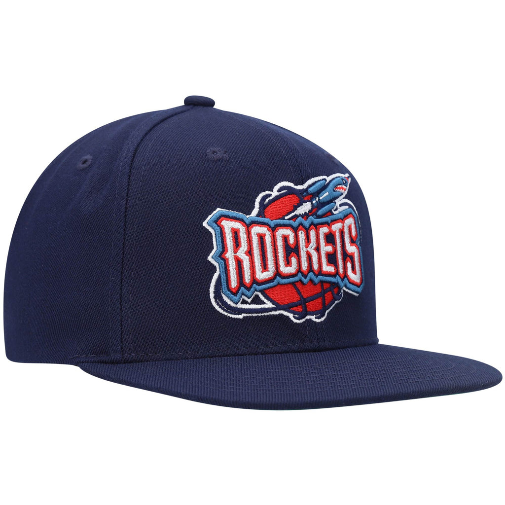Mens MITCHELL & NESS NBA TEAM GROUND 2.0 SNAPBACK HWC ROCKETS