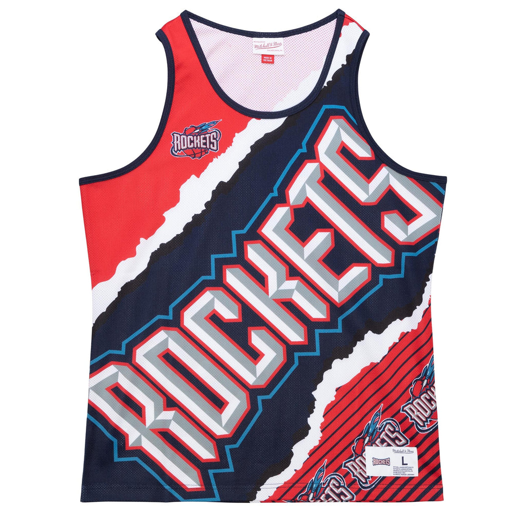 MENS MITCHELL & NESS JUMBOTRON 2.0 SUBLIMATED TANK ROCKETS