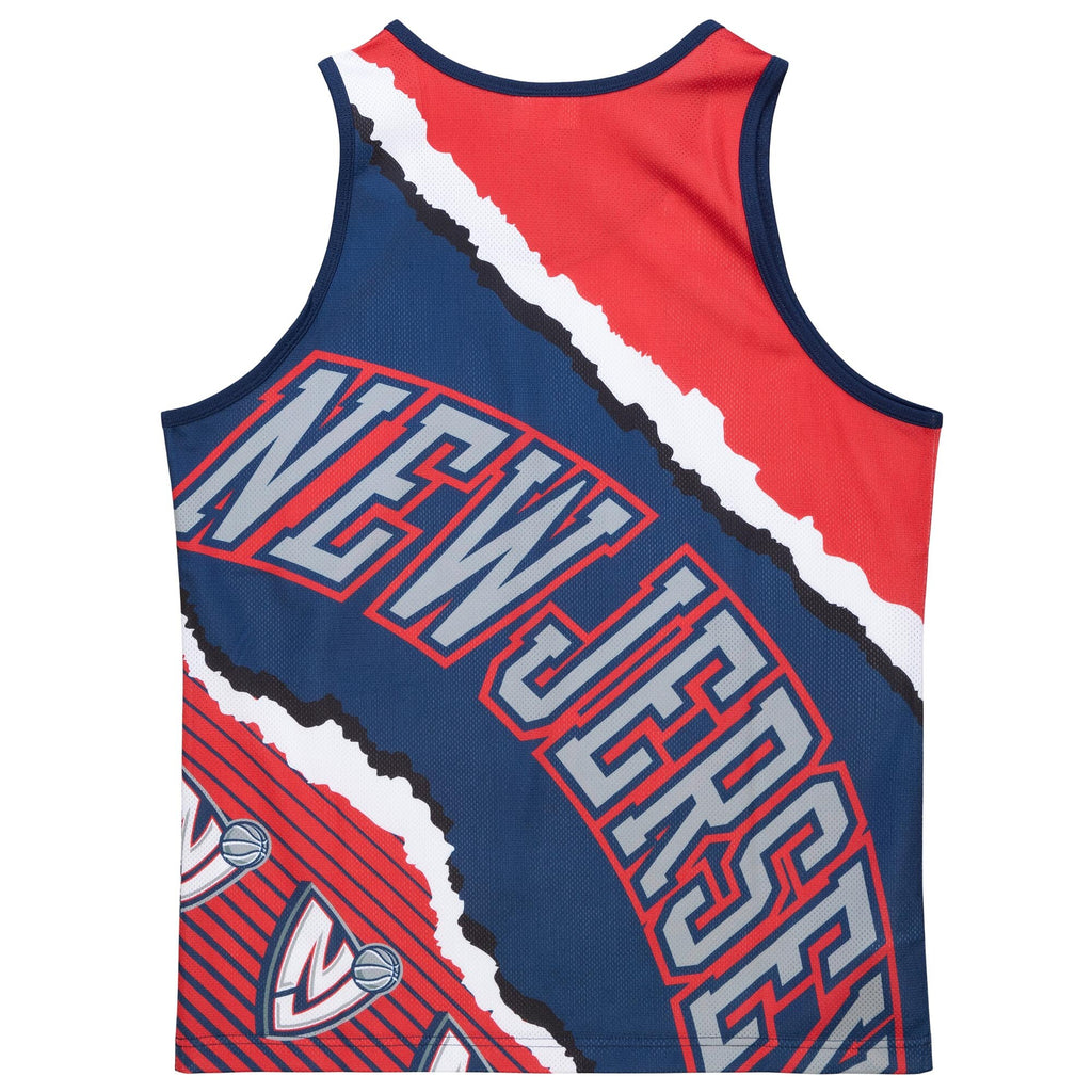 [TMTK1232-NJNYYPPPNYRD] MENS MITCHELL & NESS JUMBOTRON 2.0 SUBLIMATED TANK NETS