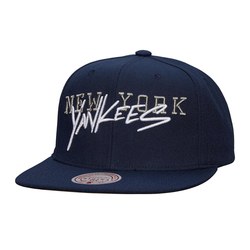 Mens Mitchell & Ness MLB TEAM TAGGED SNAPBACK YANKEES