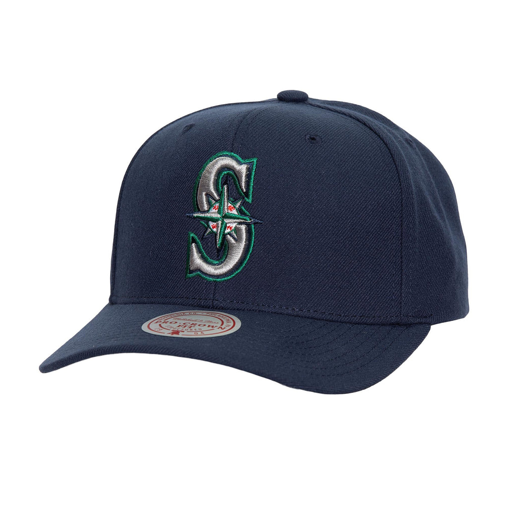 Mens Mitchell & Ness MLB BP MESH HOOK PRO SNAPBACK COOP MARINERS