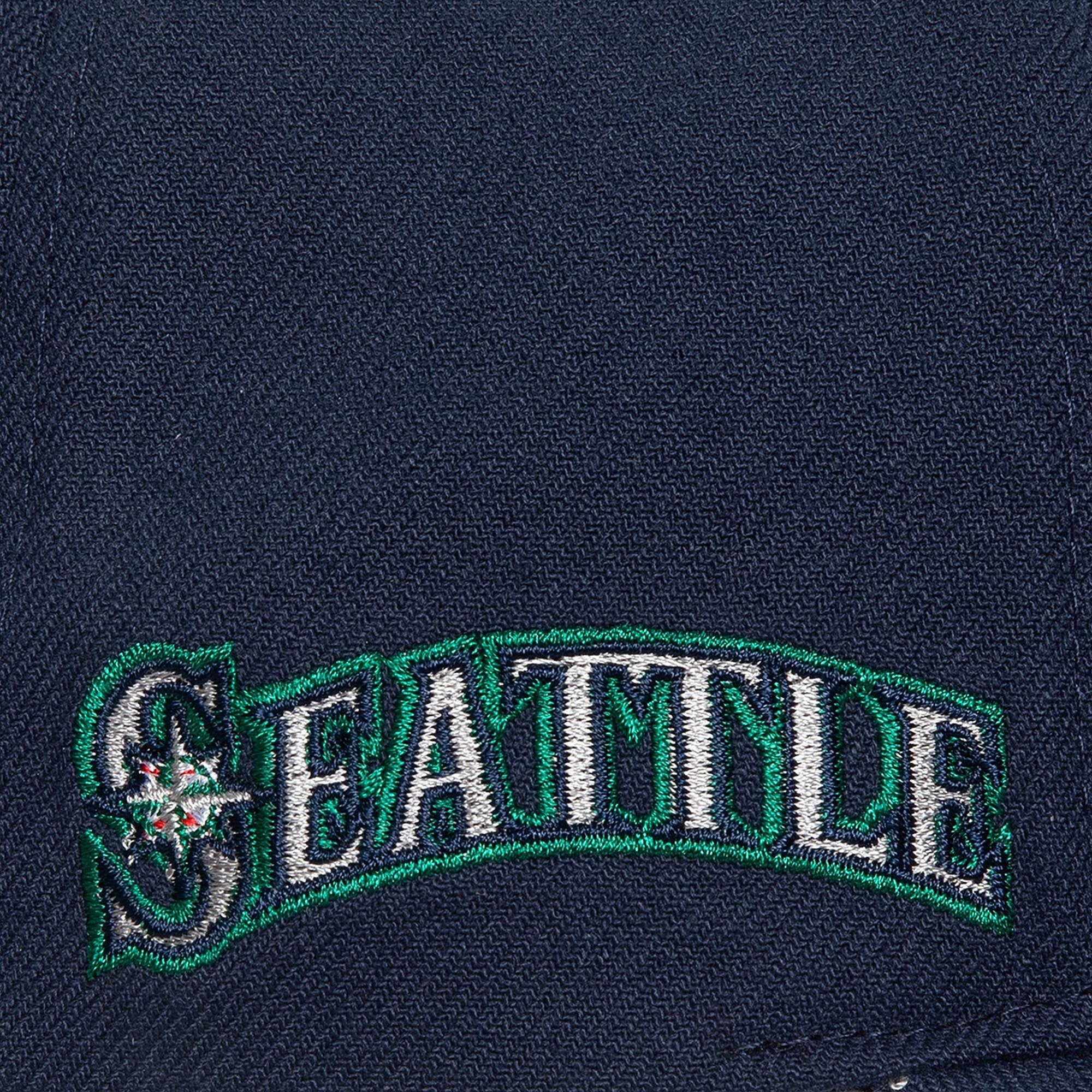 Mens Mitchell & Ness MLB BP MESH HOOK PRO SNAPBACK COOP MARINERS
