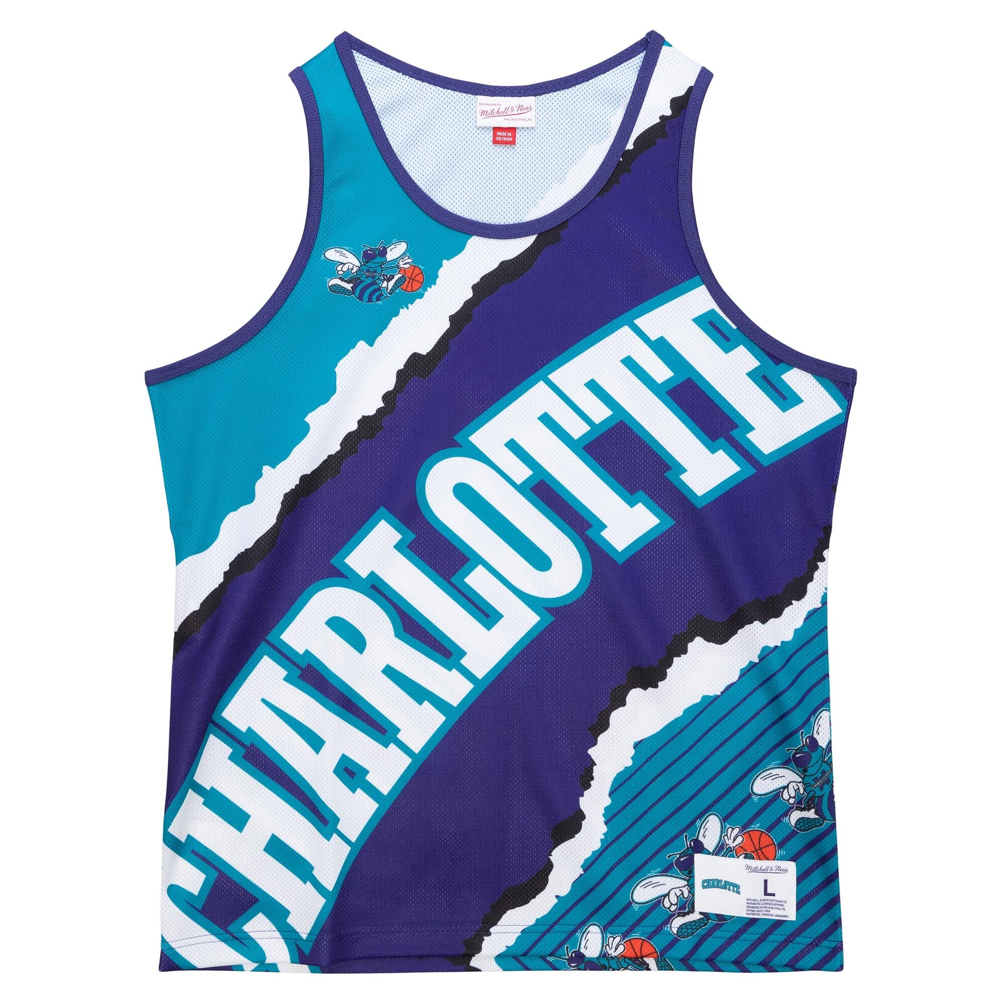 MENS MITCHELL & NESS JUMBOTRON 2.0 SUBLIMATED TANK HORNETS