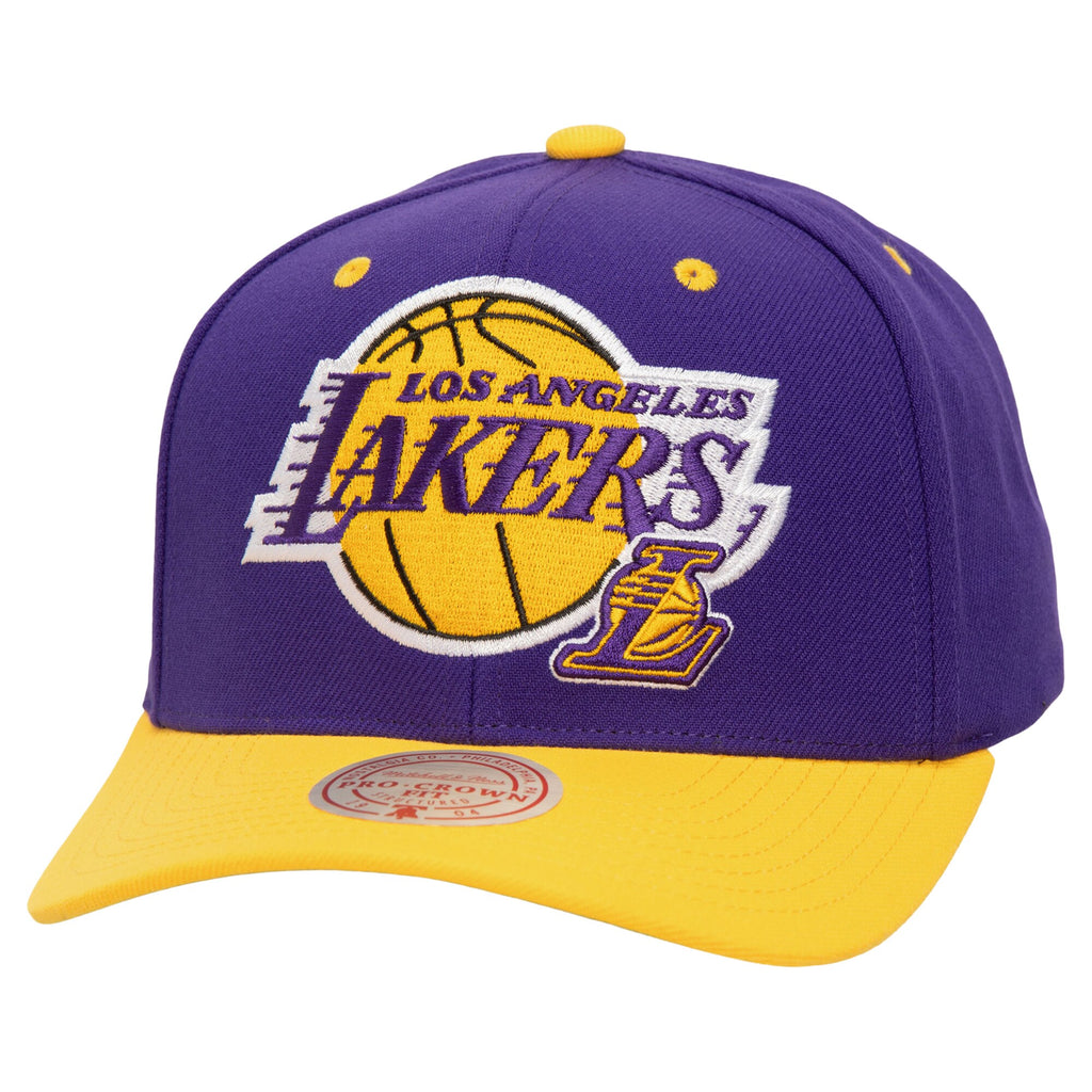 MENS MITCHELL & NESS NBA ALL IN 2.0 PRO SNAPBACK LAKERS