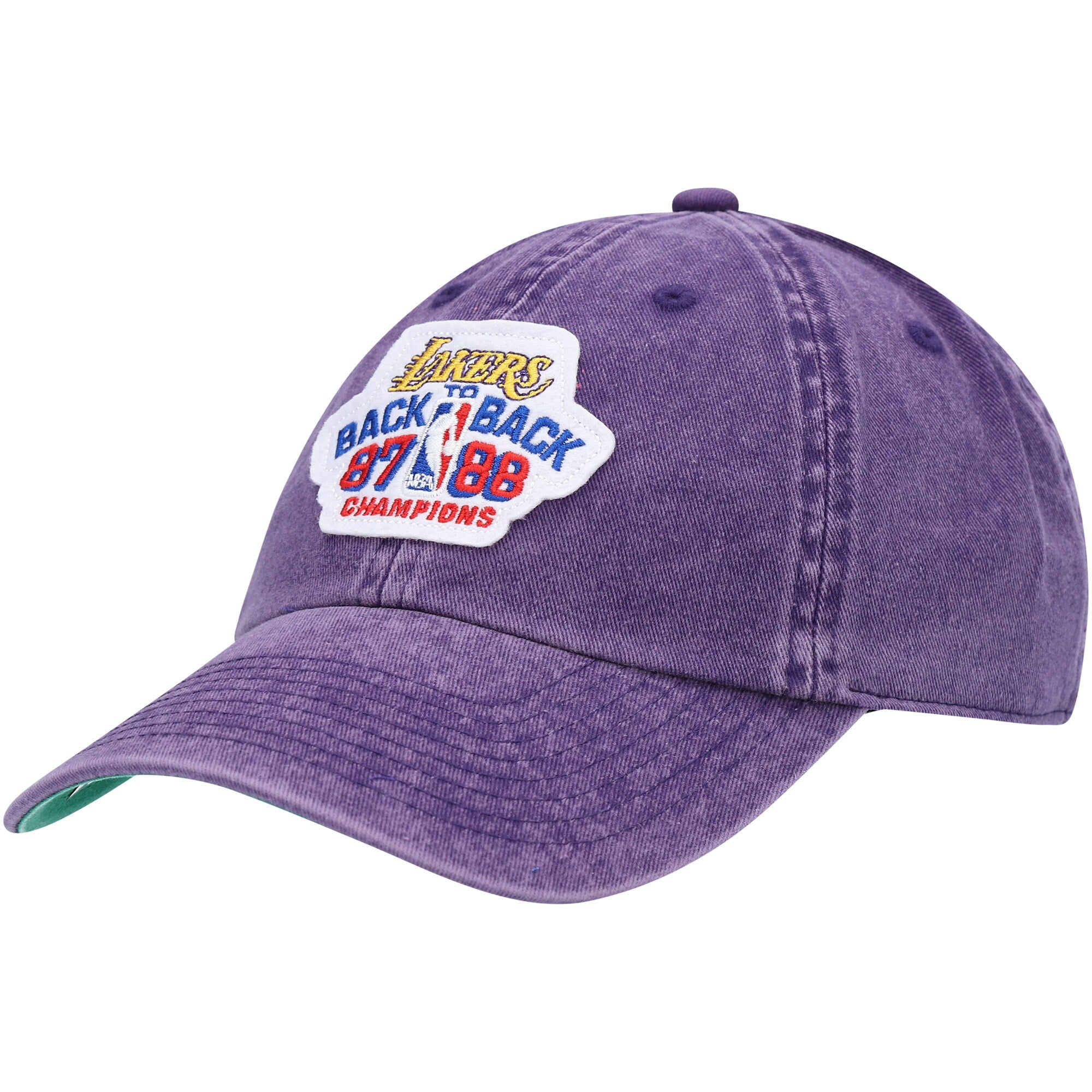 [HLUX1079-LALYYPPPPURP] MENS NBA LA LAKERS BACK TO BACK DAD STRAPBACK