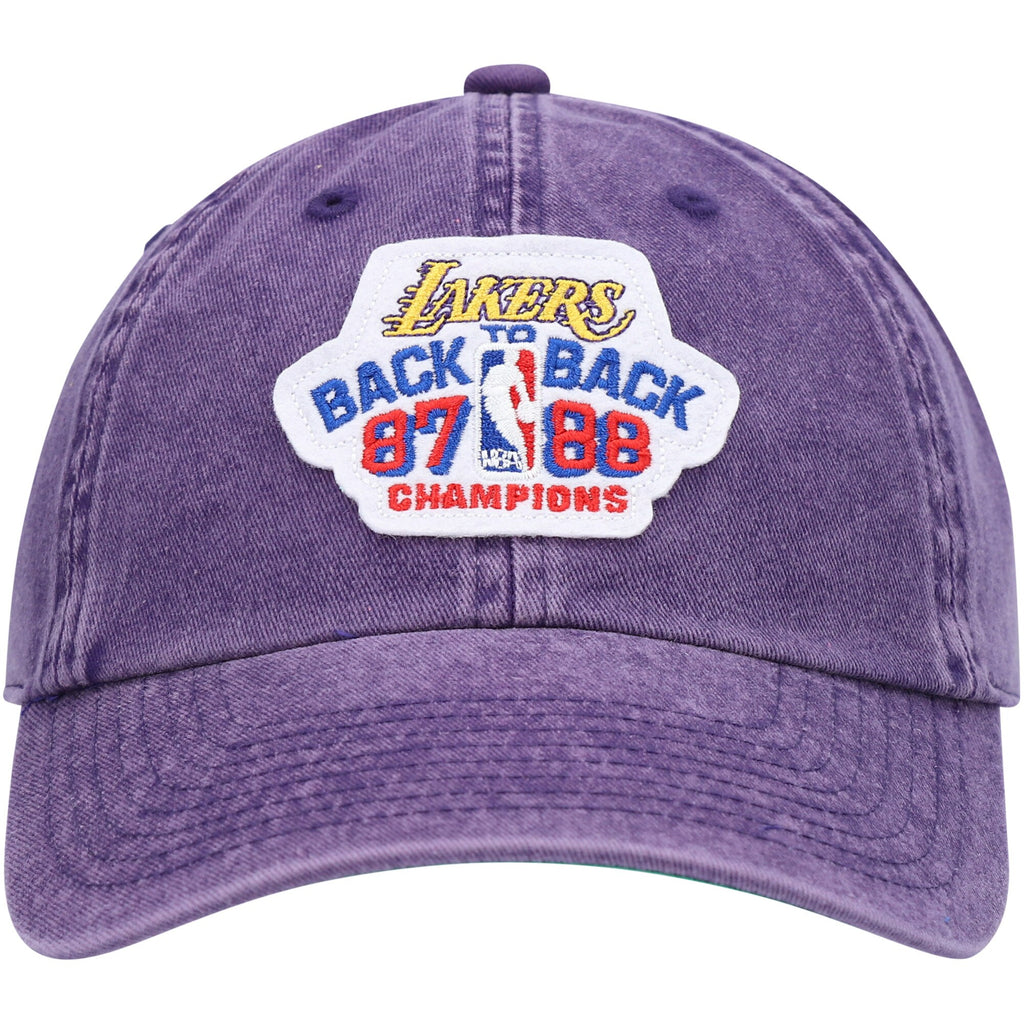 [HLUX1079-LALYYPPPPURP] MENS NBA LA LAKERS BACK TO BACK DAD STRAPBACK