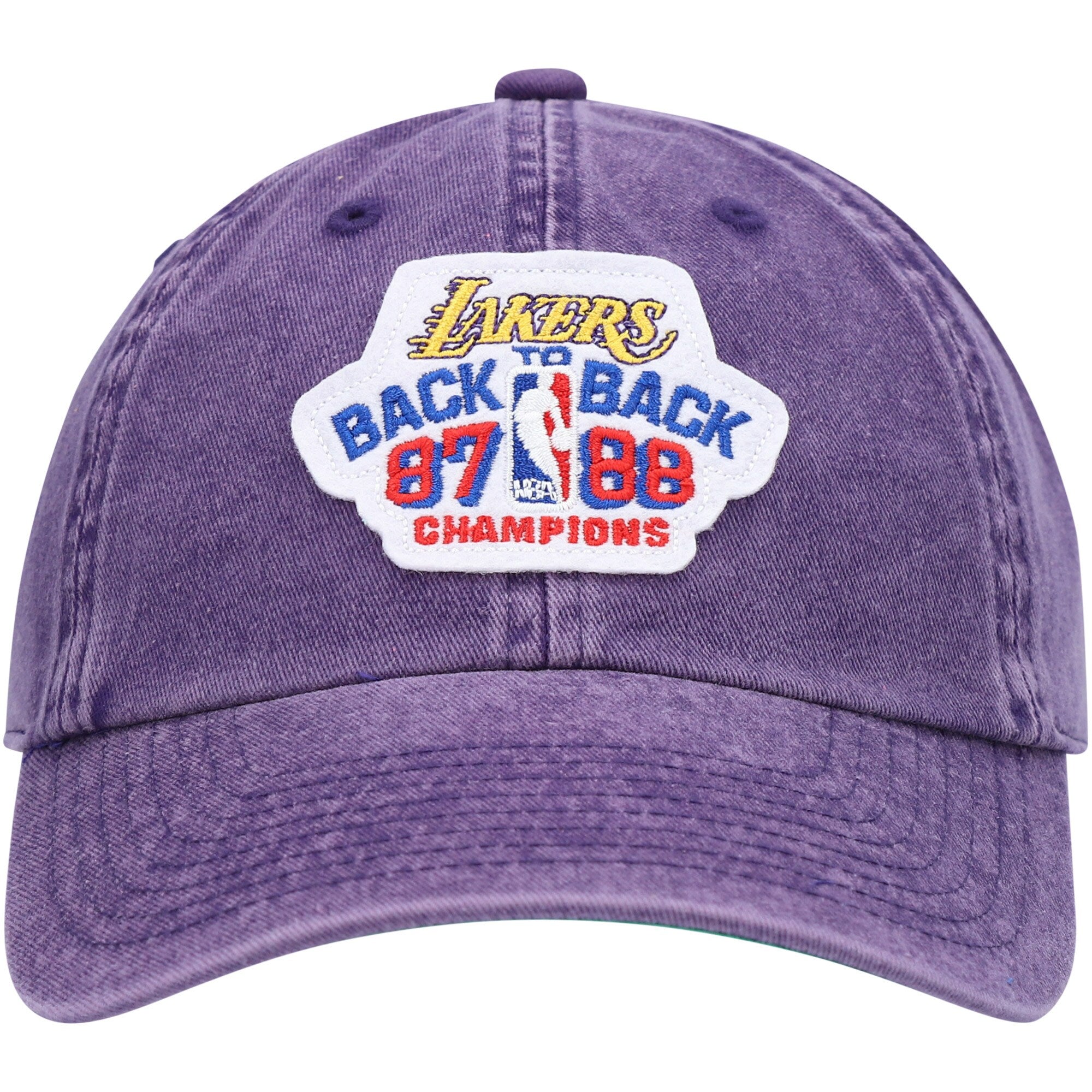 [HLUX1079-LALYYPPPPURP] MENS NBA LA LAKERS BACK TO BACK DAD STRAPBACK