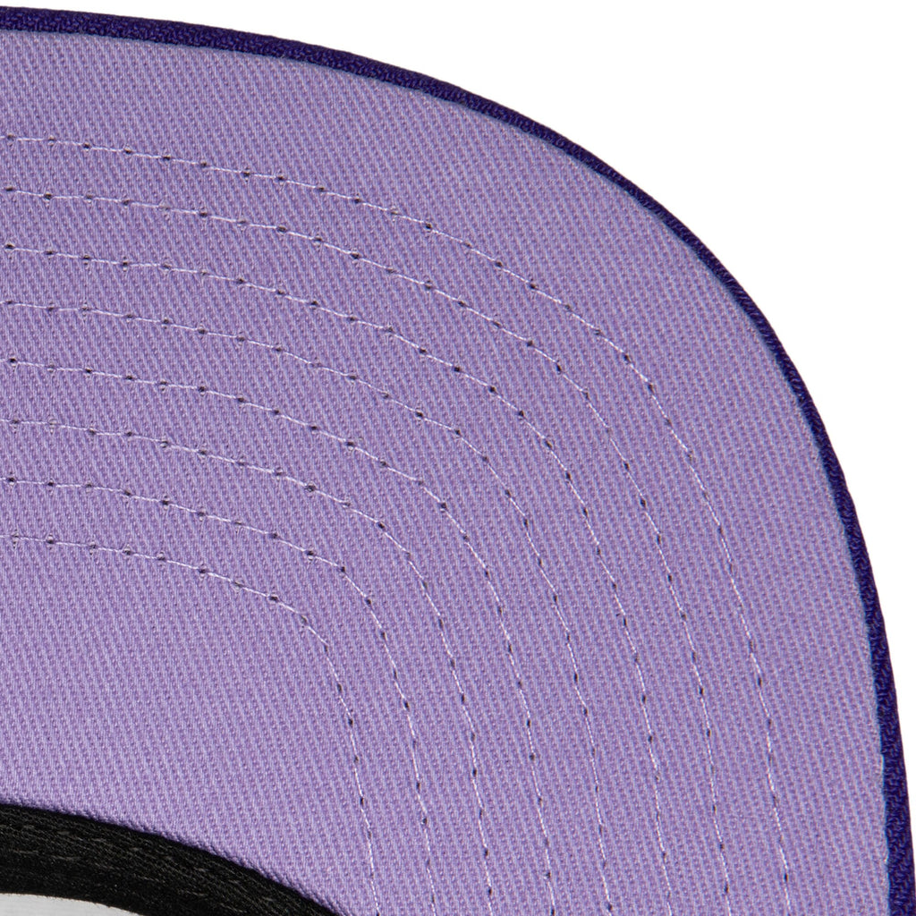 MENS MITCHELL & NESS NBA PSYCHEDELIC SNAPBACK HWC LAKERS - PURPLE