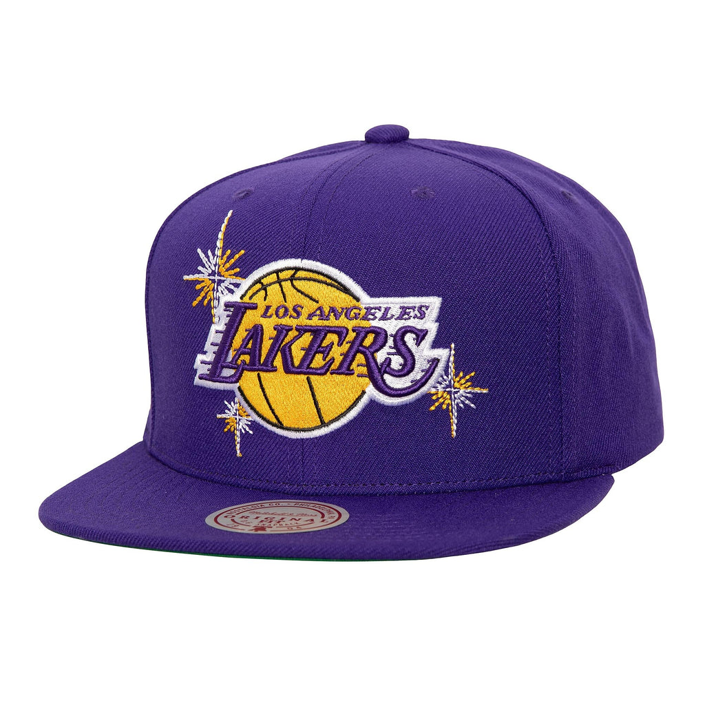 Mens Mitchell & Ness NBA STARLIGHT SNAPBACK LAKERS