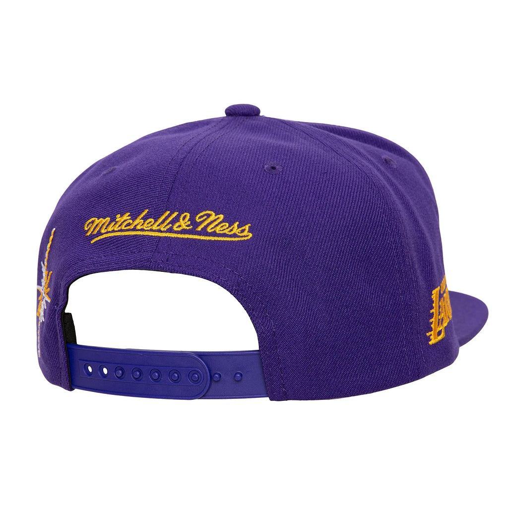Mens Mitchell & Ness NBA STARLIGHT SNAPBACK LAKERS