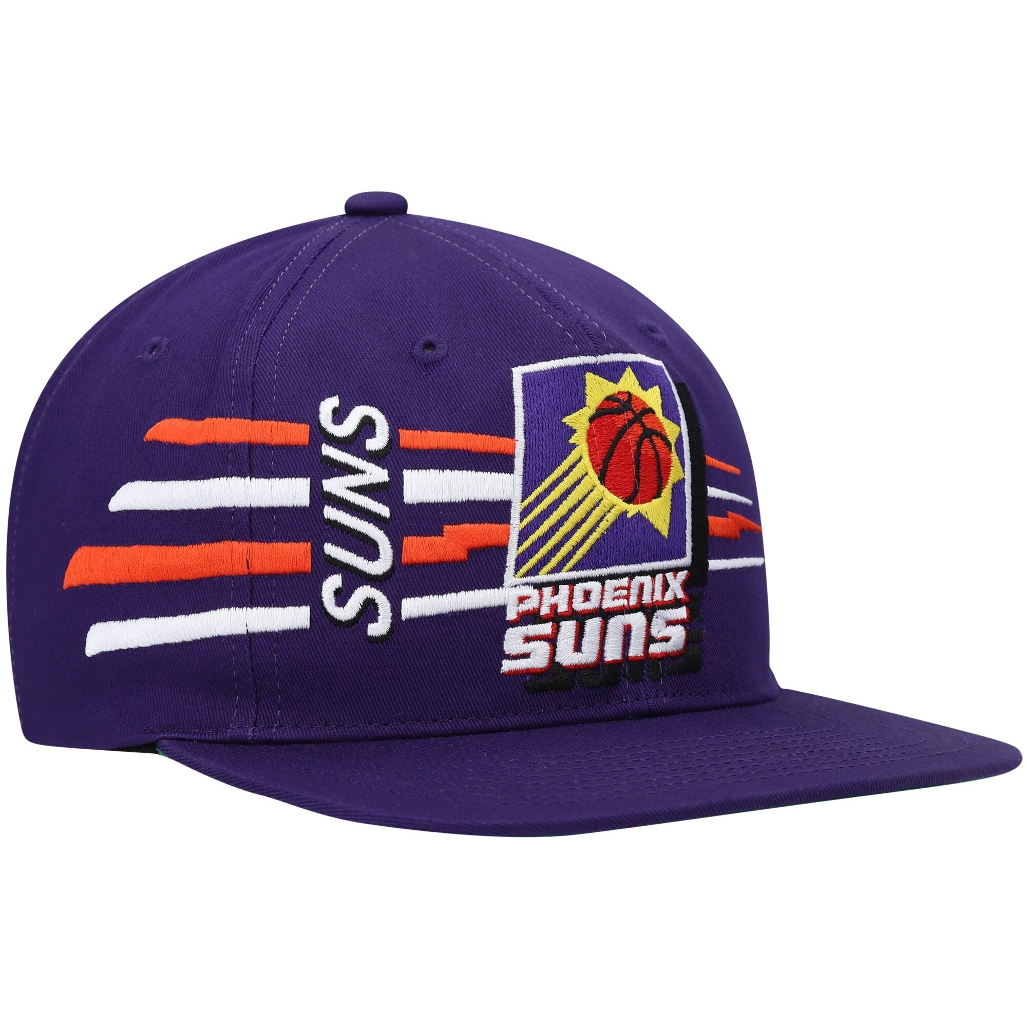 Mens MITCHELL & NESS NBA RETRO BOLT DEADSTOCK SNAPBACK HWC SUNS